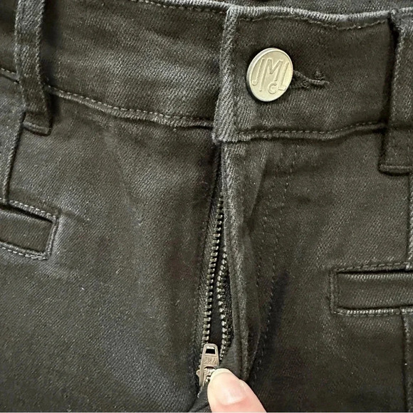 J. McLaughlin Women’s Black Mid-Rise Straight Leg Denim Jeans Size 6 NWOT - Picture 6 of 8